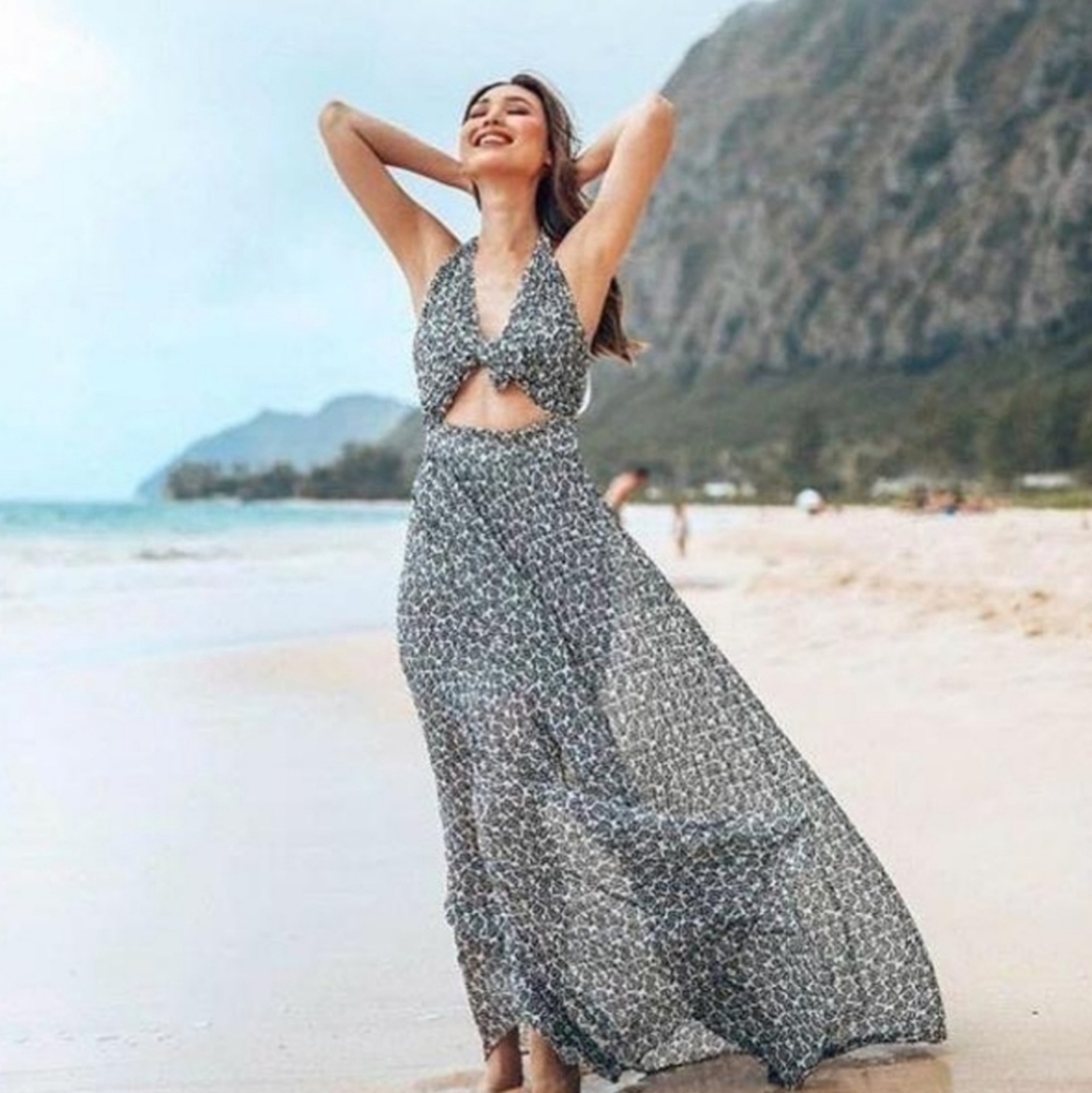 A.L.C macpherson maxi dress